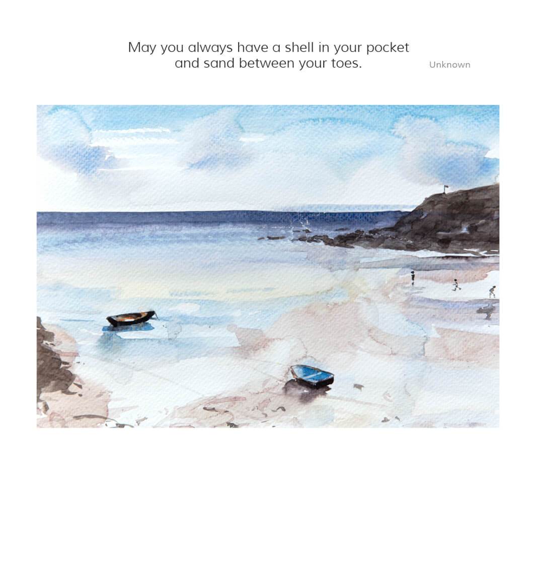 Shell in your Pocket Birthday Card - House of Cards