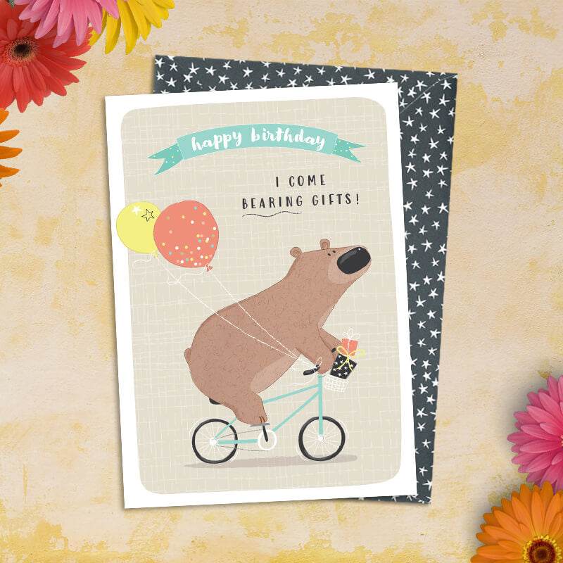 Bearing Gifts Birthday Card - House of Cards