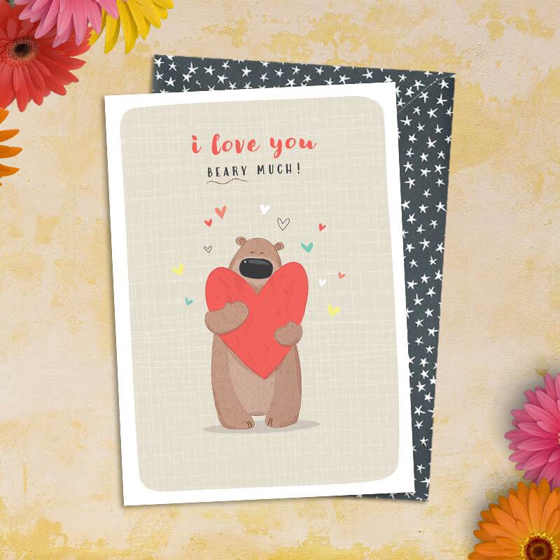 I Love You Greeting Card - House of Cards