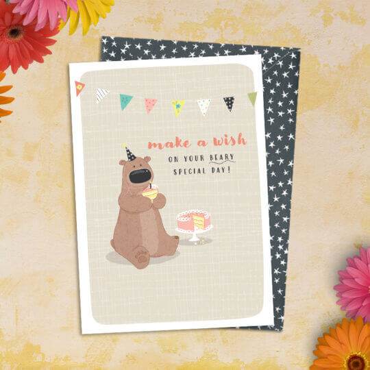 Make a Wish Birthday Card - House of Cards