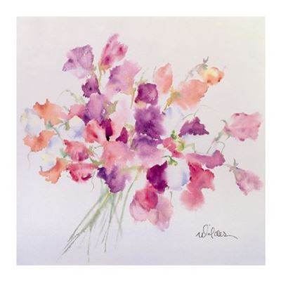 Sweet Peas Softly Birthday Card - House of Cards