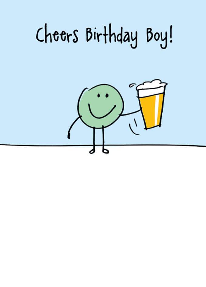 Birthday Boy Birthday Card - House of Cards