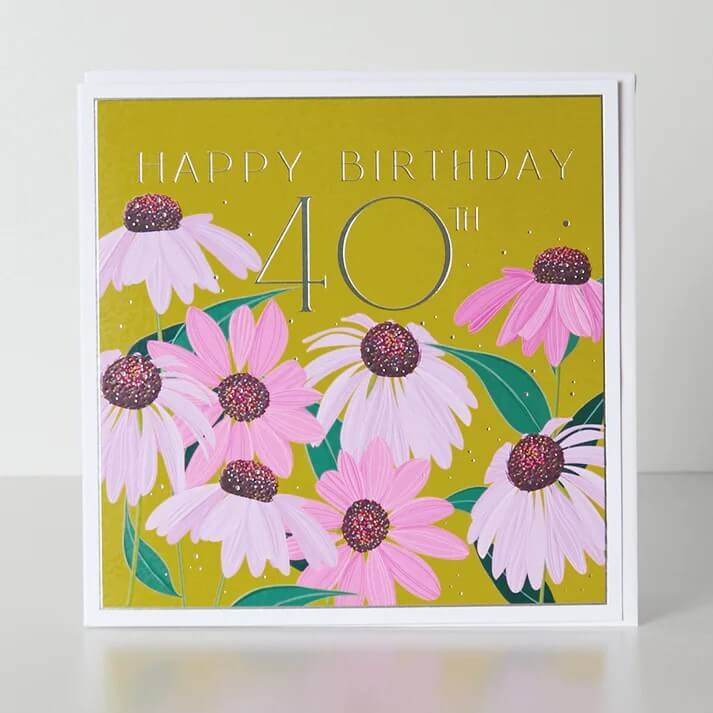 40th Forty Birthday Card - House of Cards