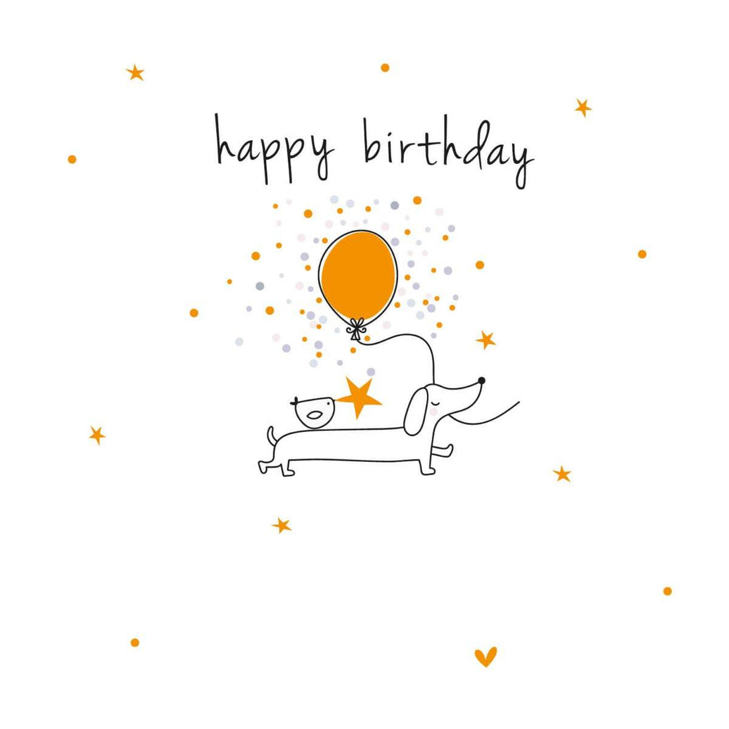 Dog Birthday Card - House of Cards