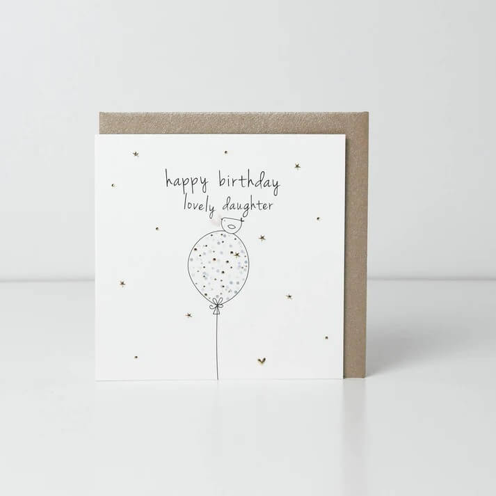 Lovely Daughter Birthday Card - House of Cards