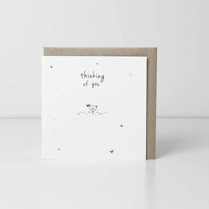 Thinking of You Bird Card - House of Cards