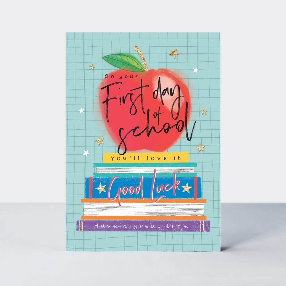 First Day at School Greeting Card - House of Cards