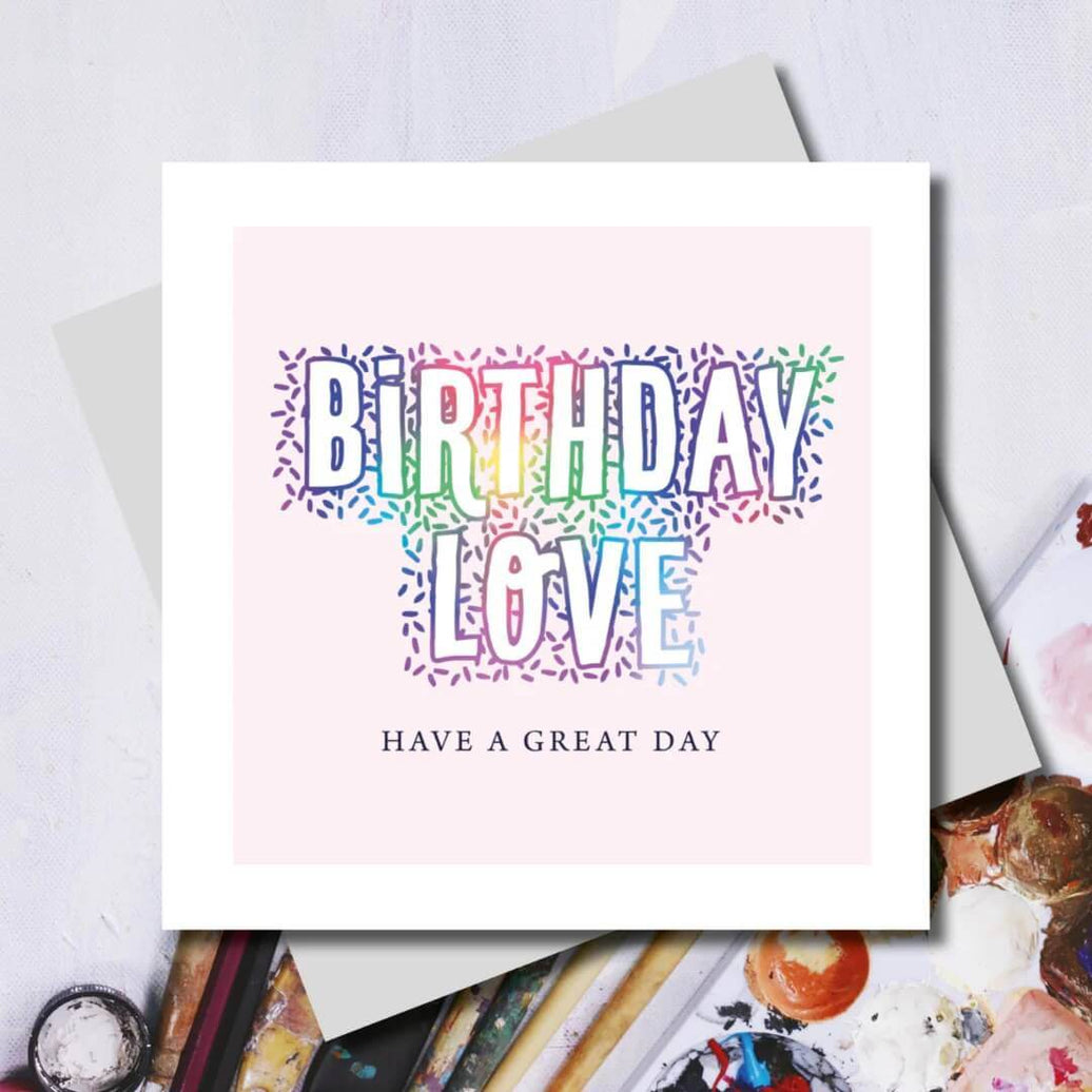 Birthday Love Birthday Card - House of Cards