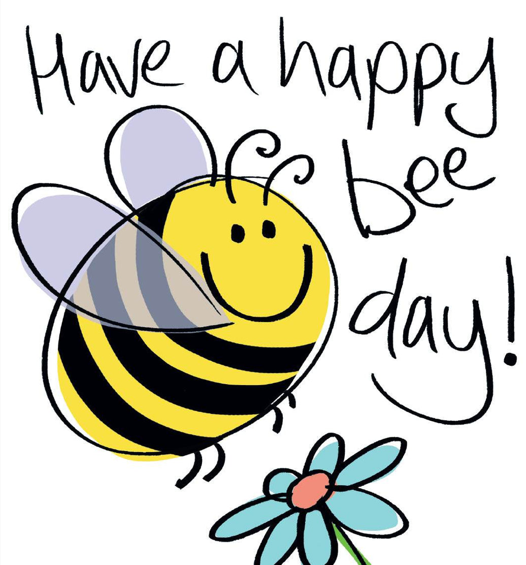 Happy Bee Day Birthday Card - House of Cards