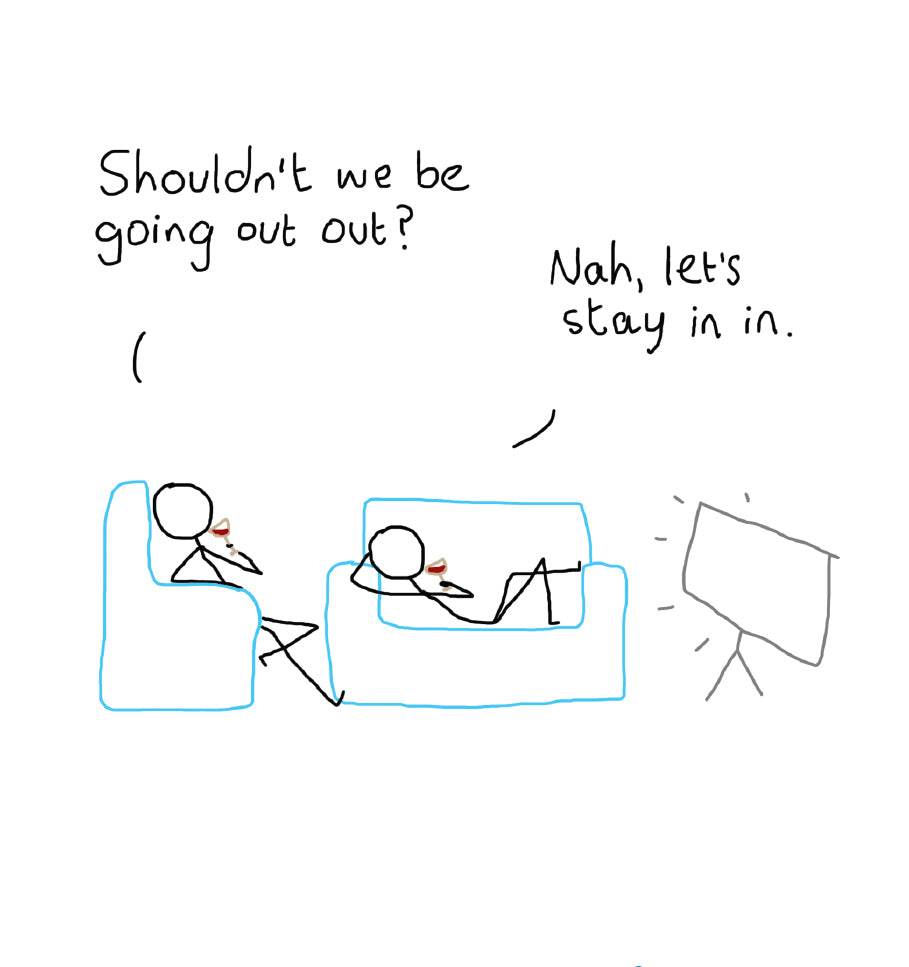 Going Out Out Birthday Card - House of Cards