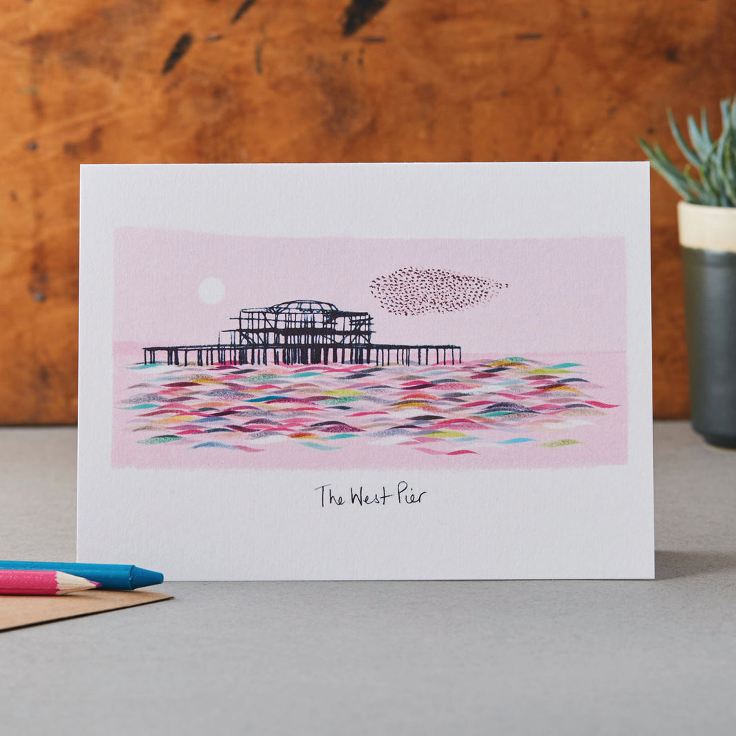 Brighton West Pier Card