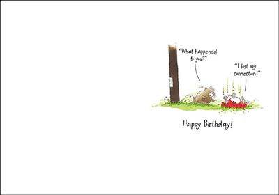 BIrdwit Wireless Technology Birthday Card - House of Cards