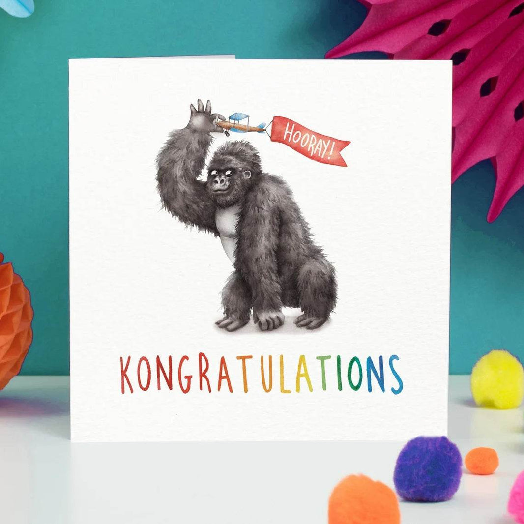 Kong Congratulations Card - House of Cards