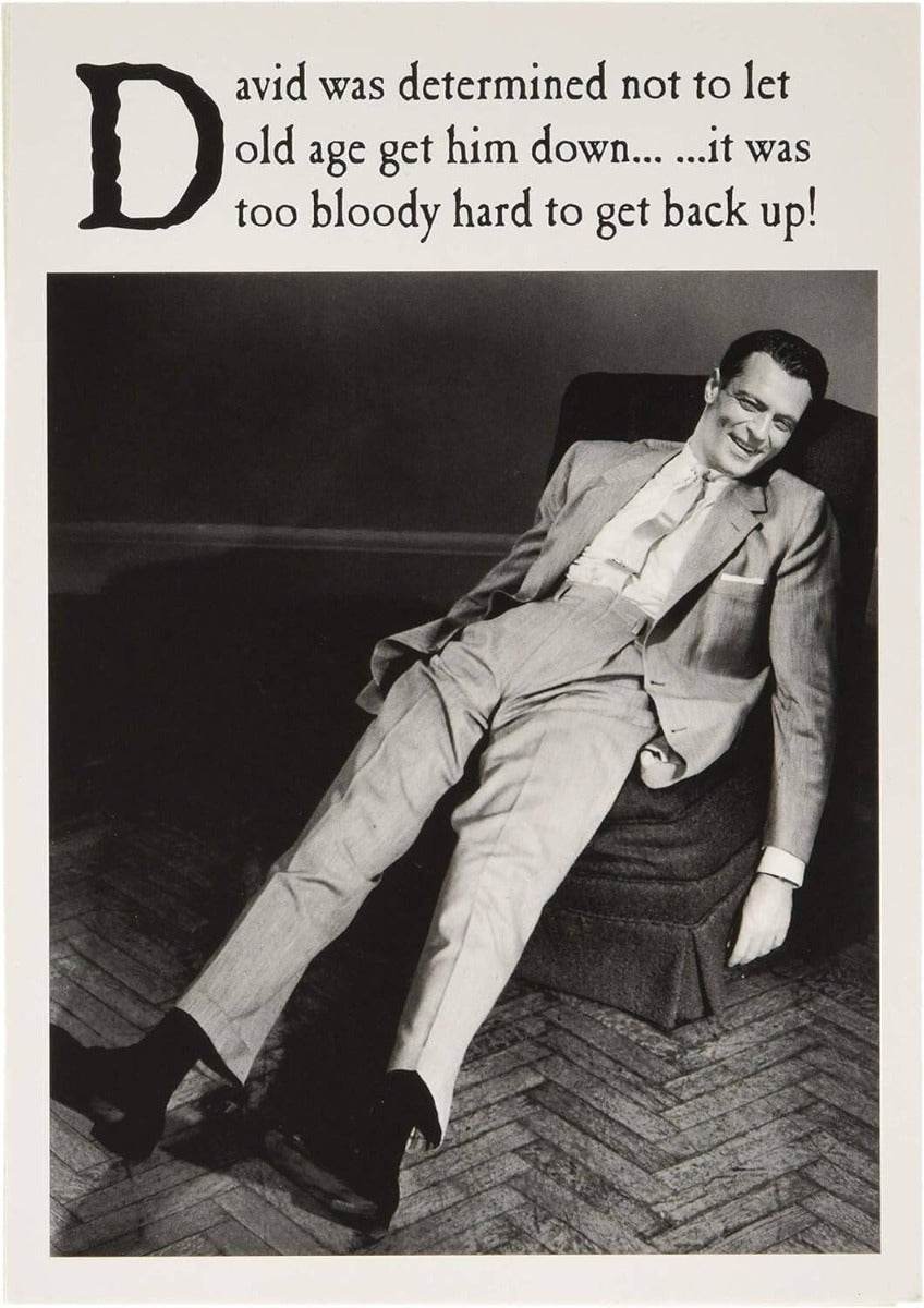 Get Back Up Birthday Card - House of Cards