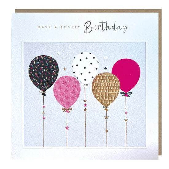 Balloons Birthday Card - House of Cards