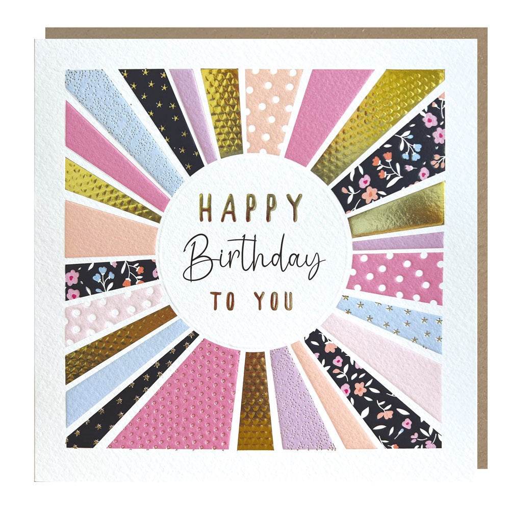 Circle Birthday Card - House of Cards