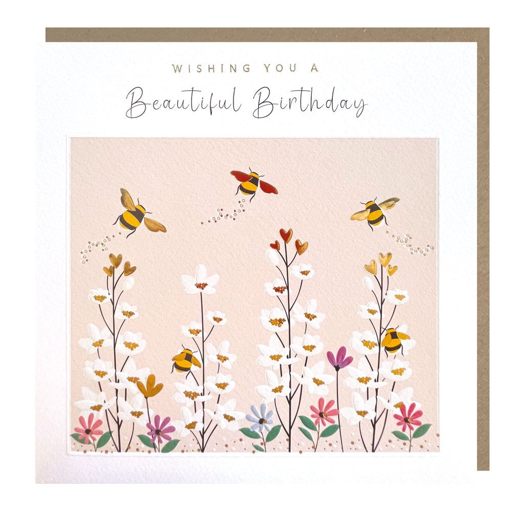 Bees Birthday Card
