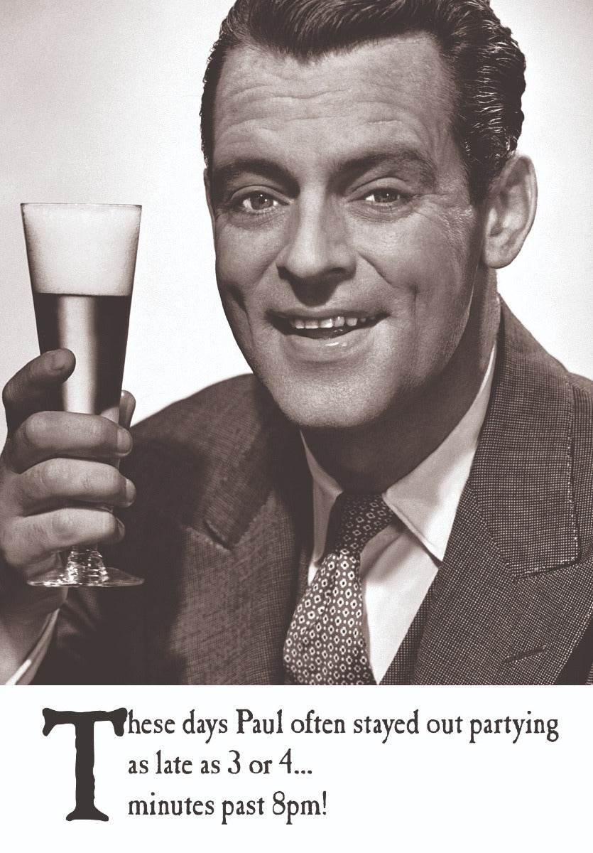 Partying Birthday Card - House of Cards