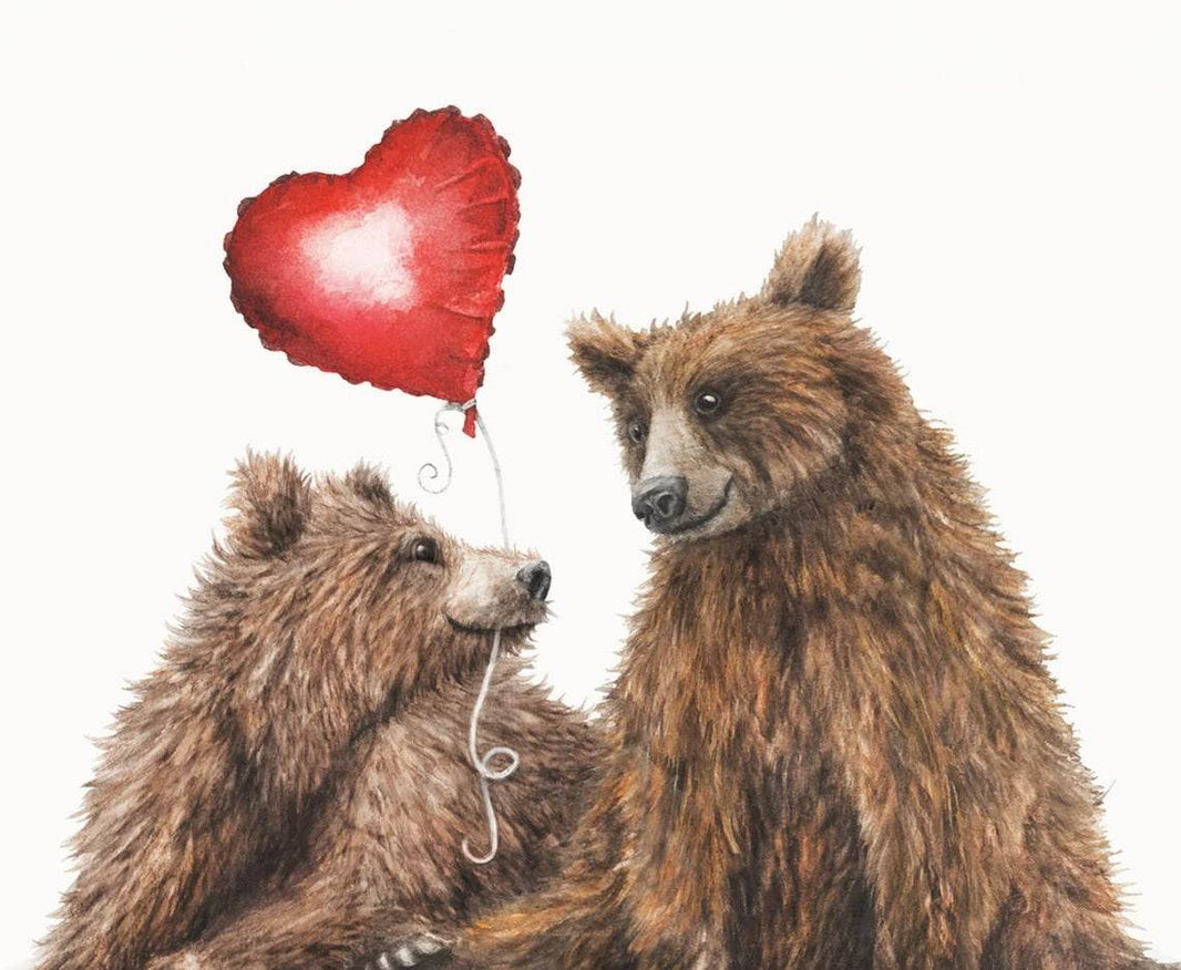 Bear Anniversary Card - House of Cards
