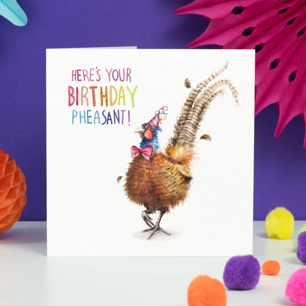 Pheasant Birthday Card