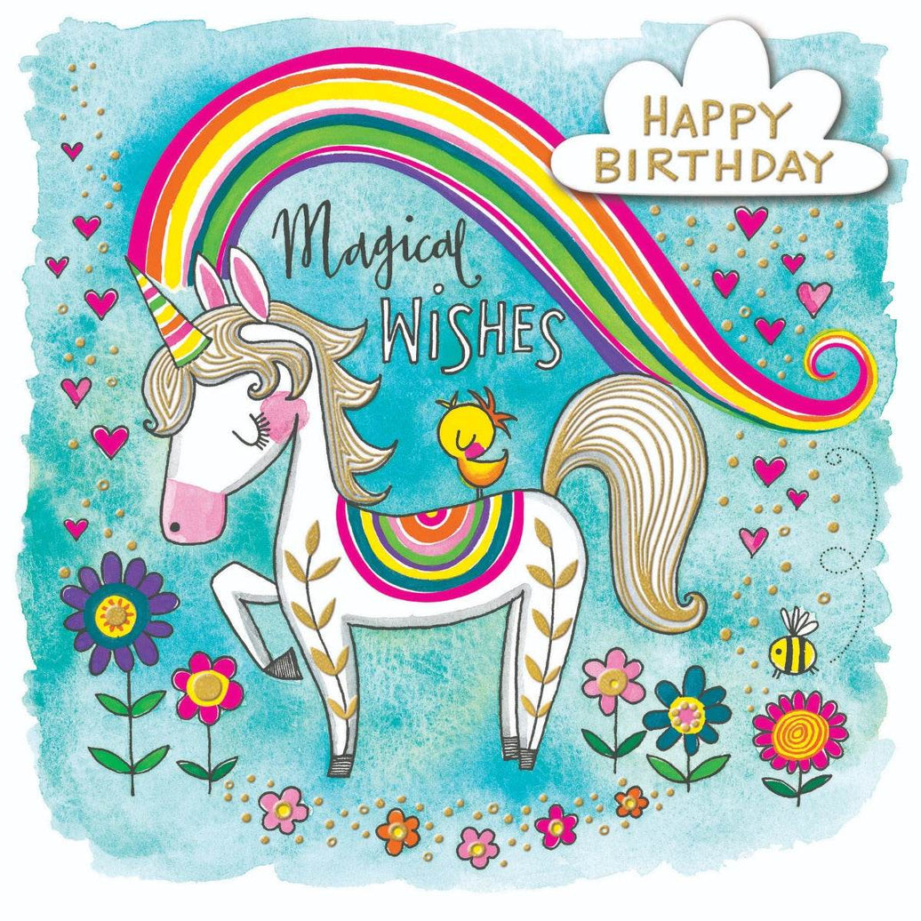 Unicorn Birthday Card - House of Cards