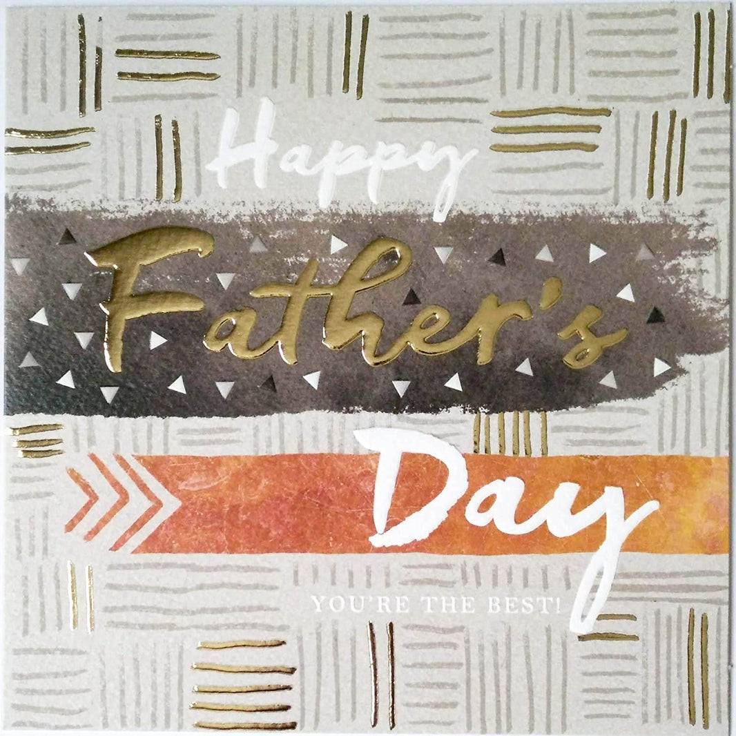 Modern Happy Fathers Day Card - House of Cards