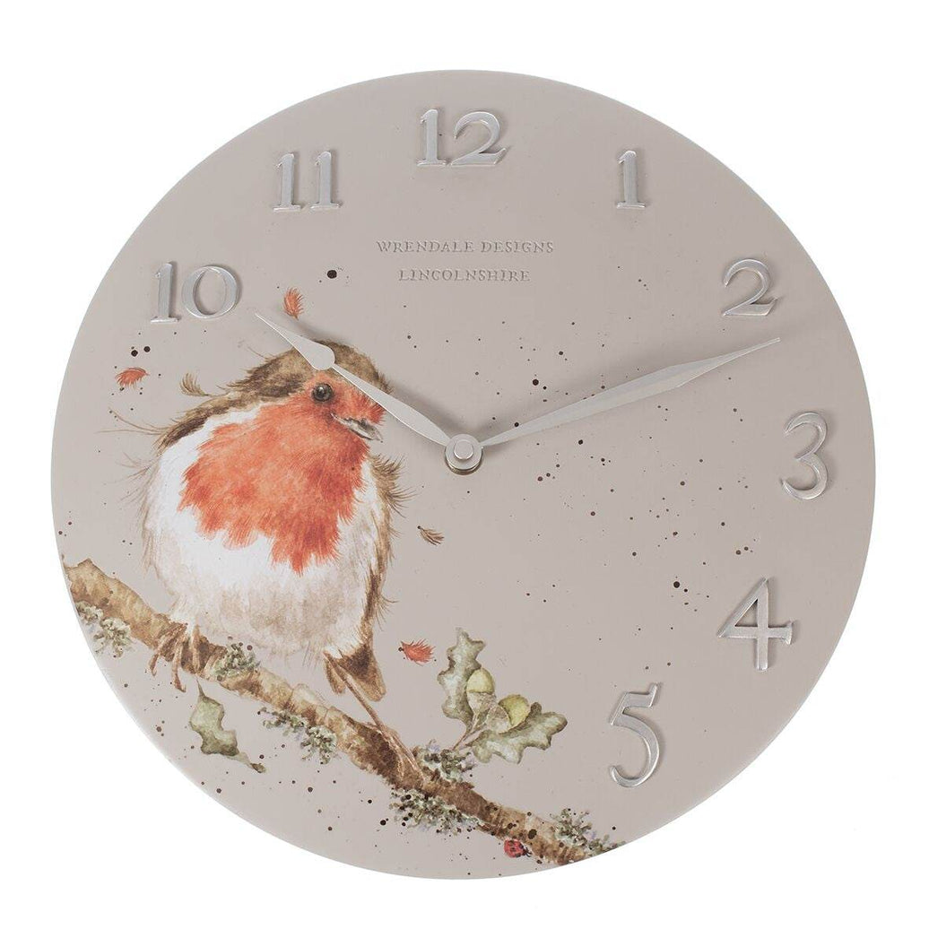 Robin Wall Clock - House of Cards