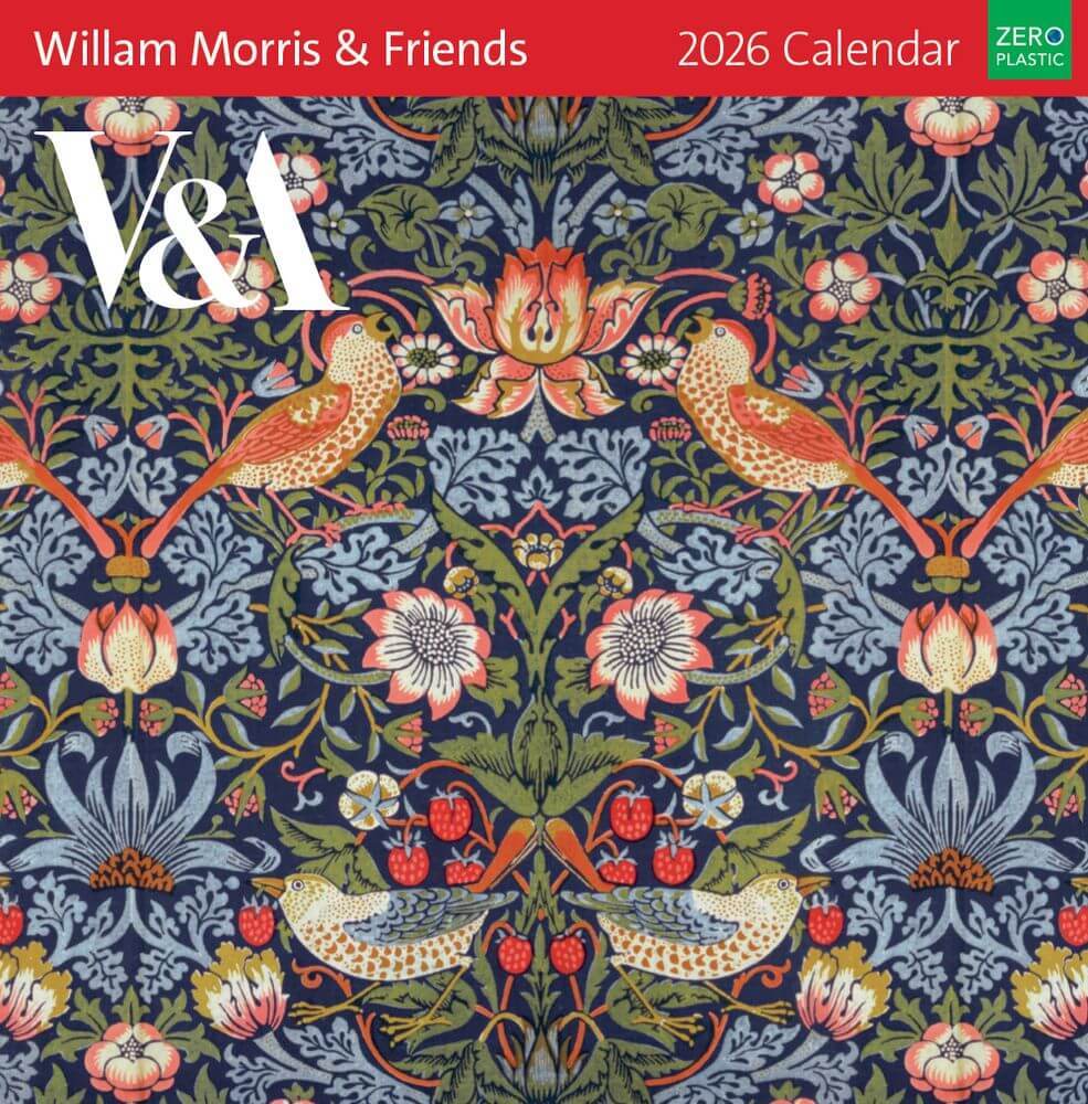 William Morris 2026 Wall Calendar - House of Cards