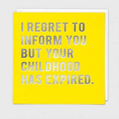Childhood Expired Greetings Card