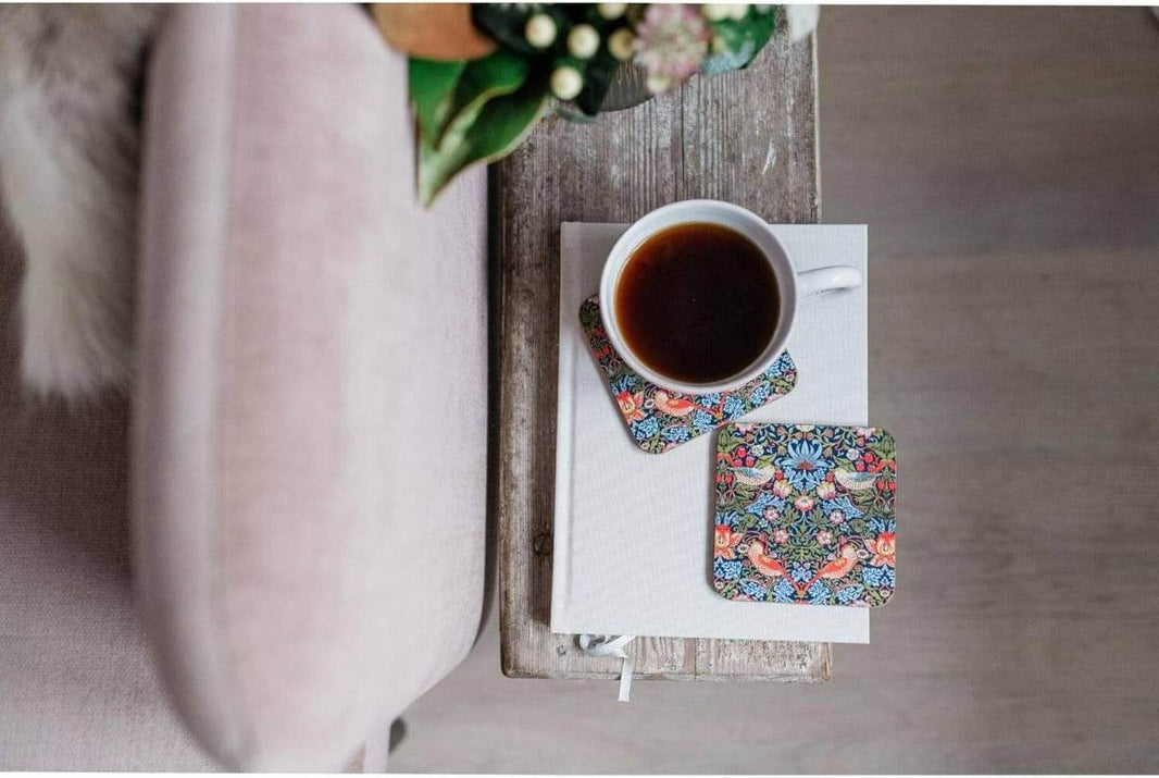 Strawberry Thief Coasters - House of Cards