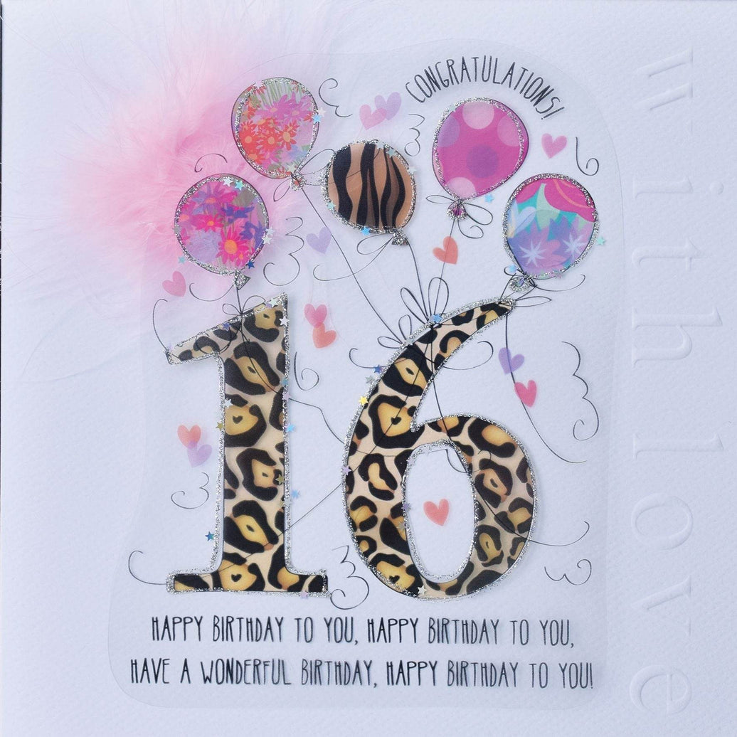 16th Handmade Birthday Cards For Her - House of Cards