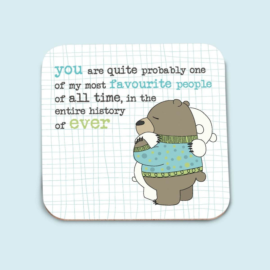 Bear Hugs Coaster - House of Cards