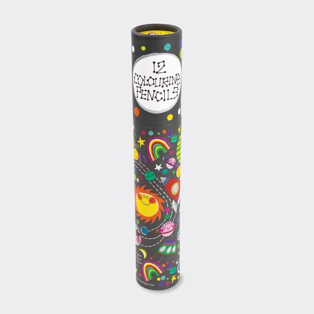 To the Moon Colouring Pencils Tube of 12 - House of Cards