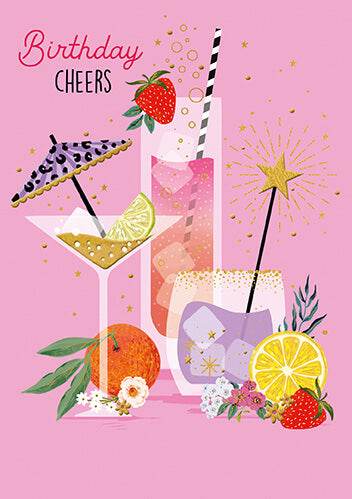 Capisco Cocktails Birthday Card - House of Cards