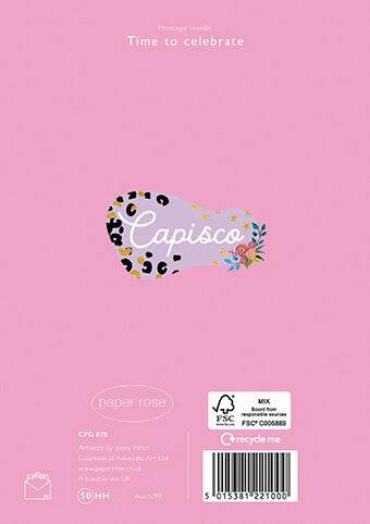 Capisco Cocktails Birthday Card - House of Cards