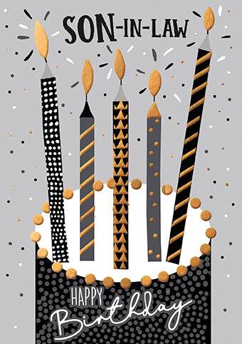 Son-in-Law Birthday Card - House of Cards