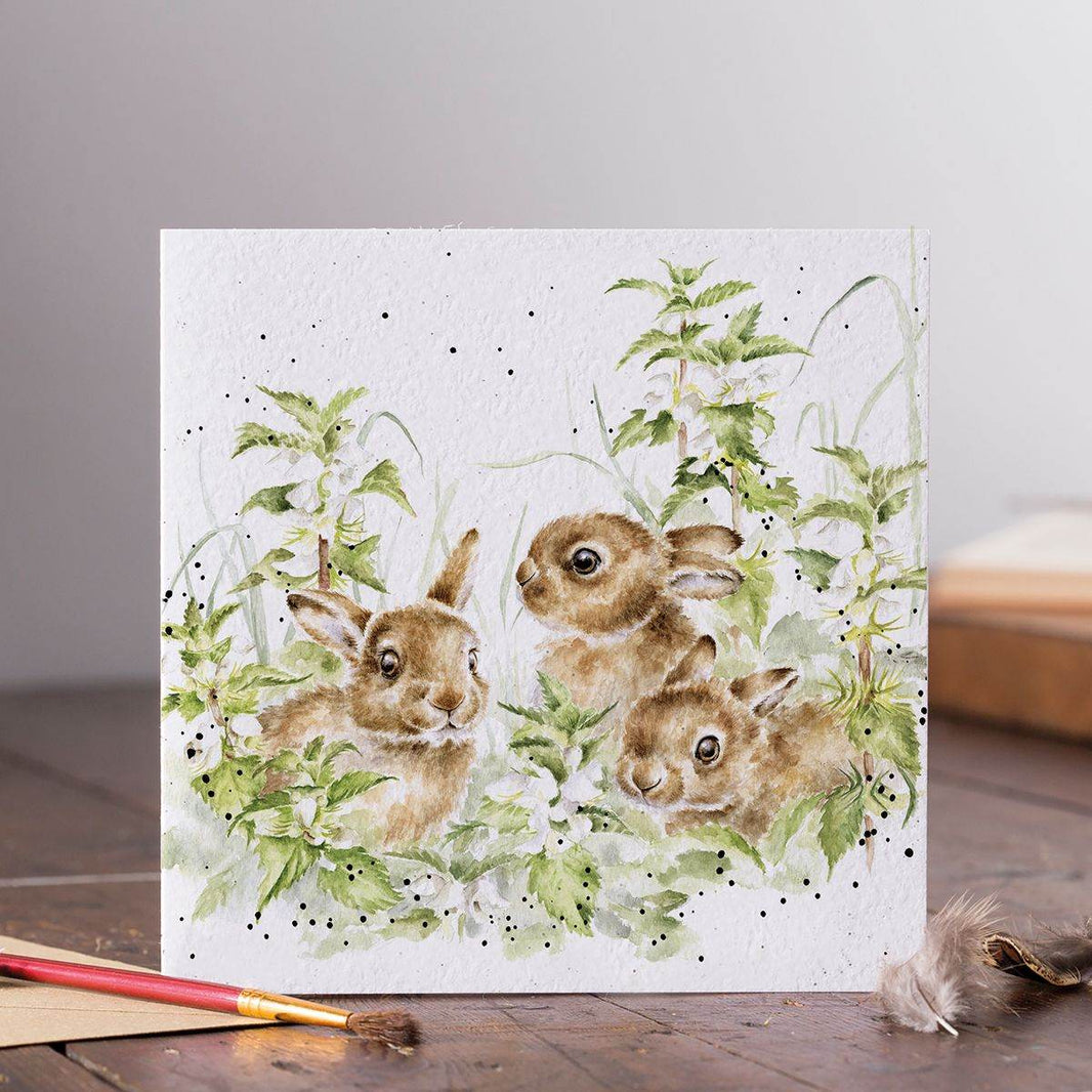 Spring Hares Card - House of Cards