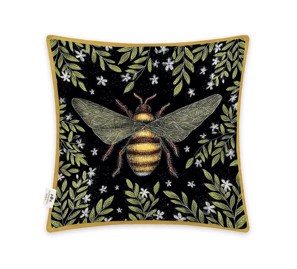 Honey Bee Cushion