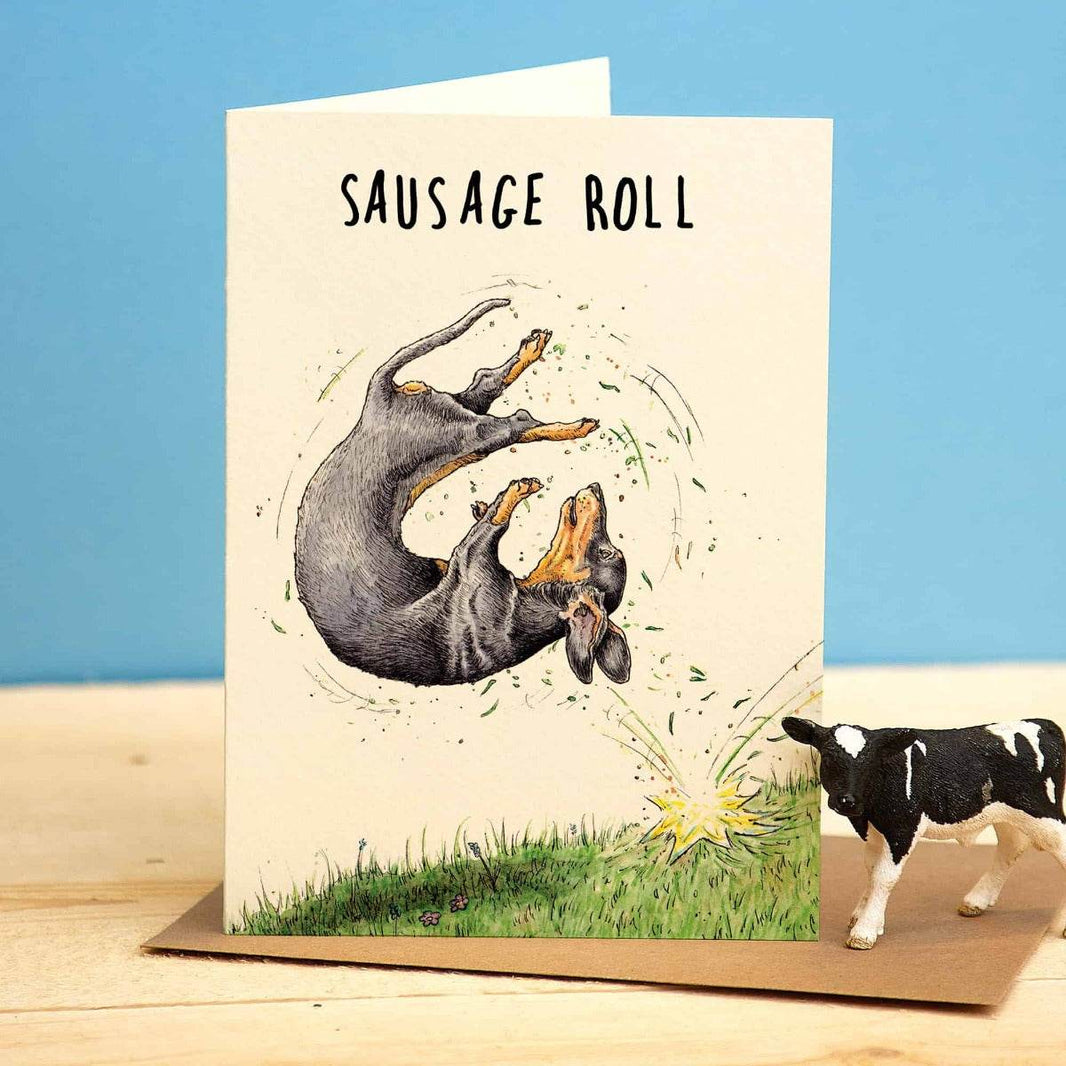 Sausage Roll Birthday Card - House of Cards