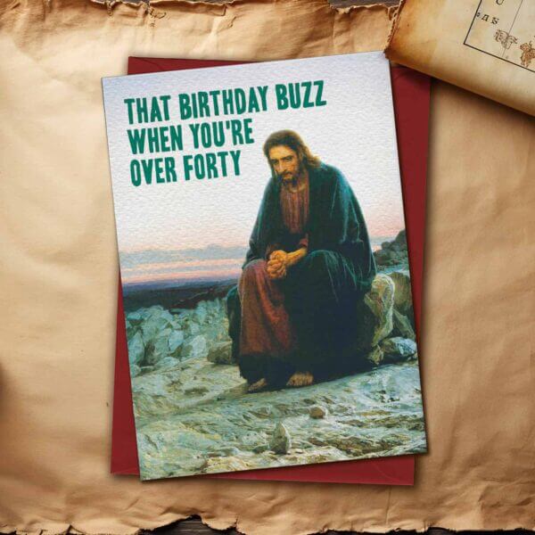 Over 40 Birthday Card