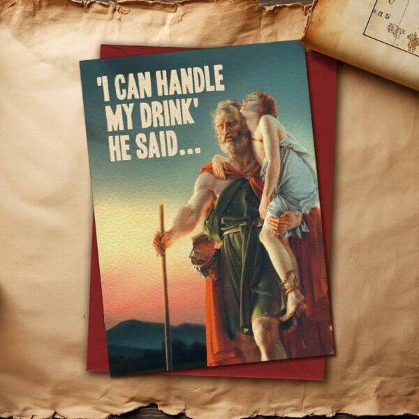 Handle my Drink Birthday Card - House of Cards