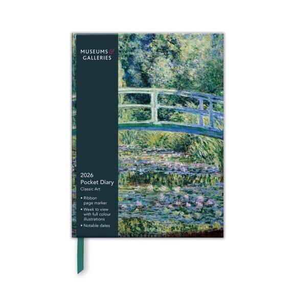 2026 Pocket Diary Monet Bridge - House of Cards