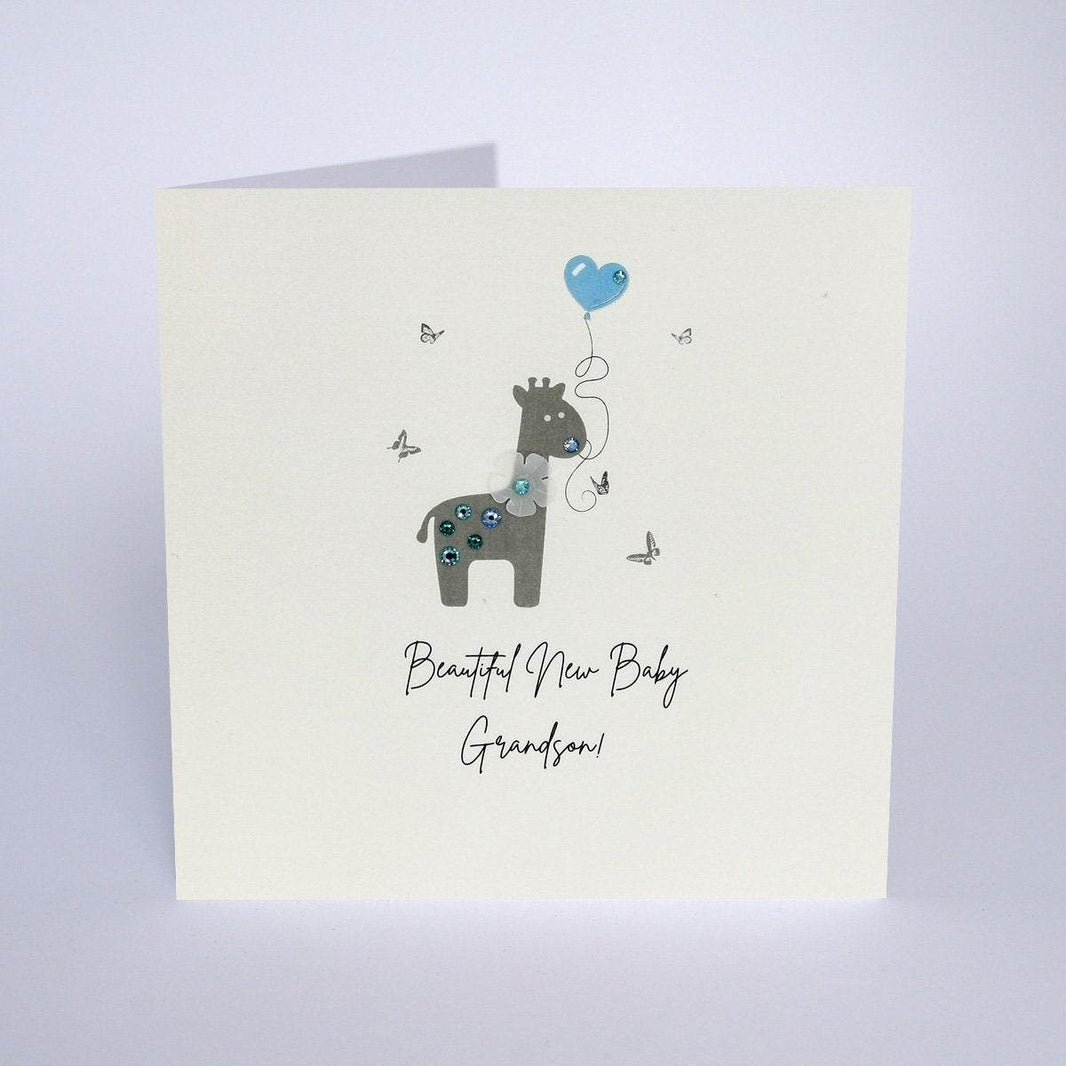 Grandson New Baby Card - House of Cards