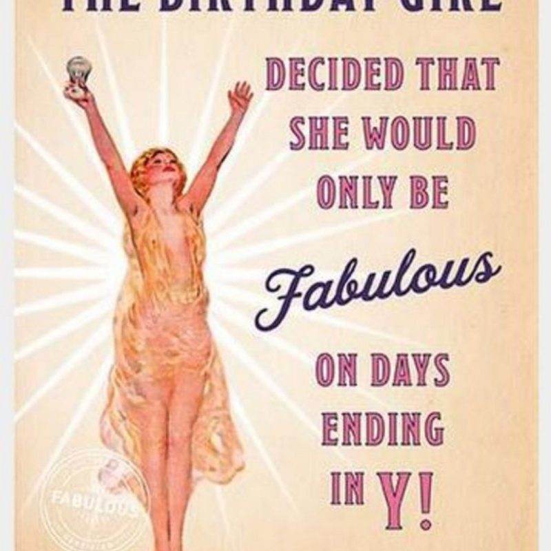 Fabulous on Days Ending Y Birthday Card - House of Cards