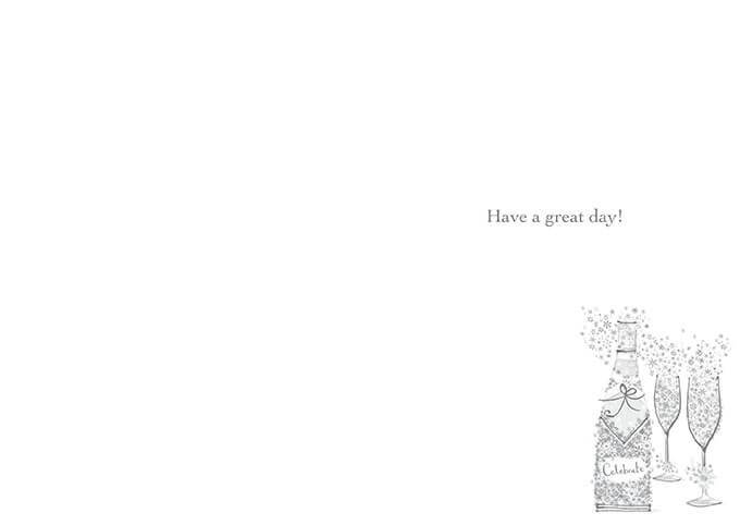 Daisy Patch Wine Card Birthday Card - House of Cards