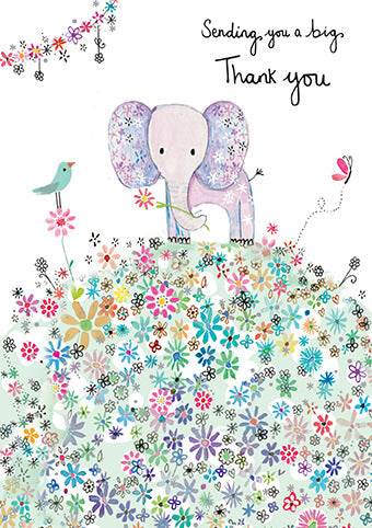 Thank You Elephant Card - House of Cards