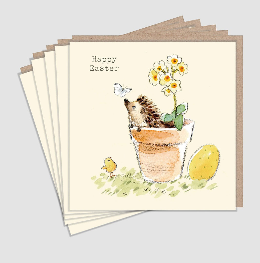 Hedgehog Easter Cards