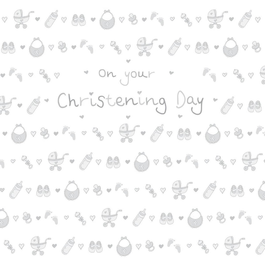 Ella Bella Rose Christening Greeting Card - House of Cards