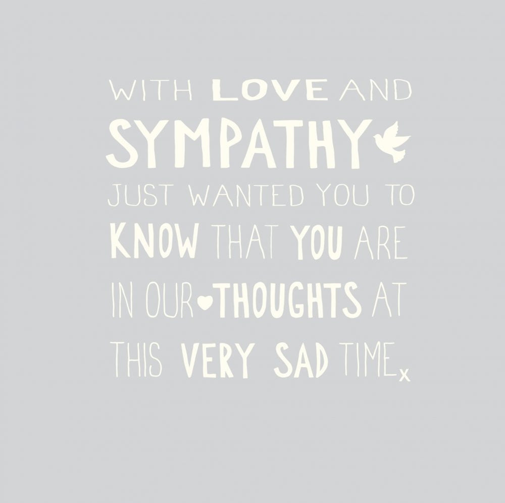Ella Bella Rose Sympathy Card