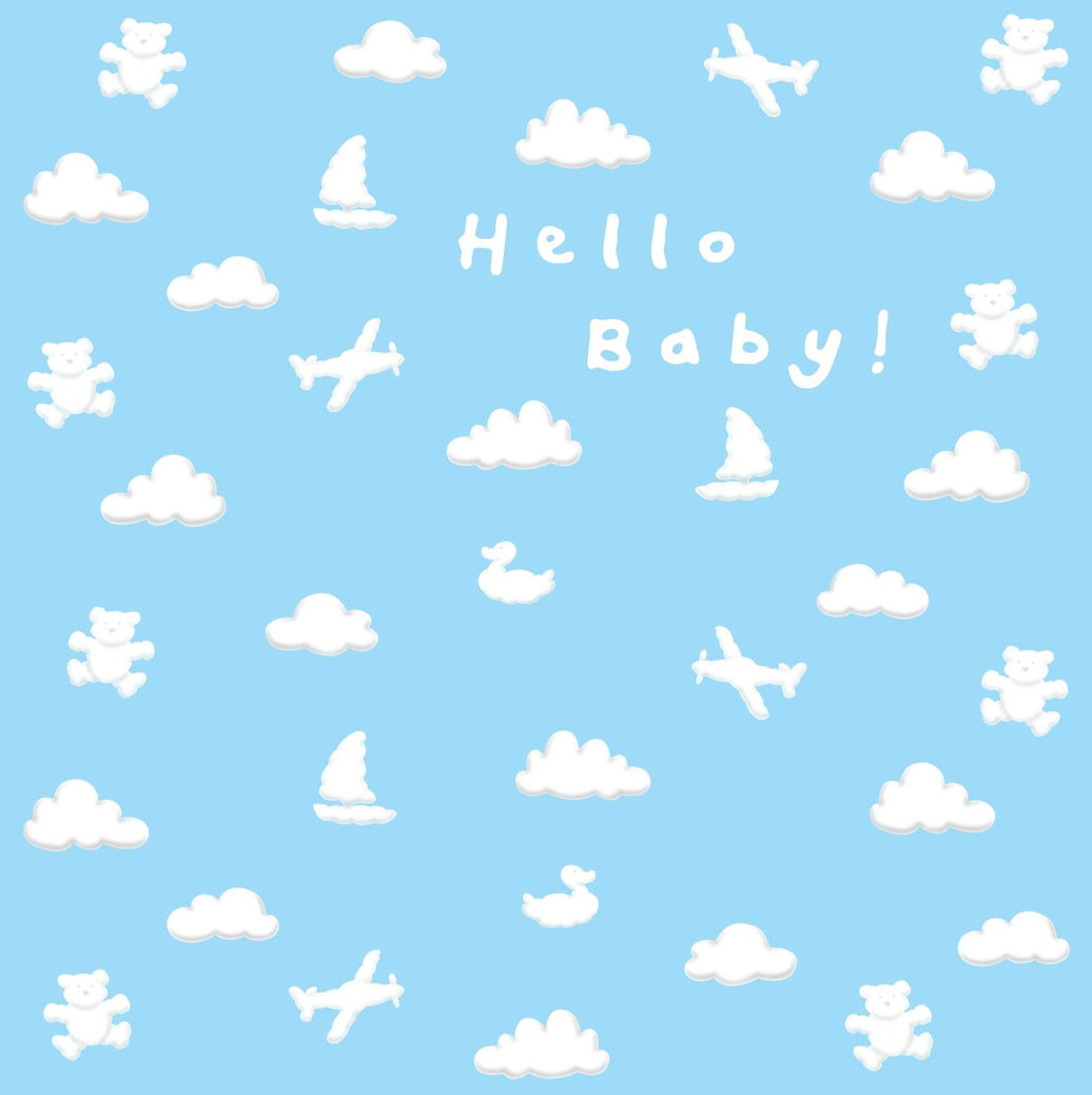 Ella Bella Rose New Baby Boy Card - House of Cards